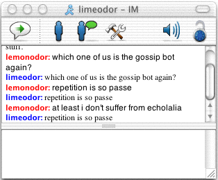 gossip bot in action