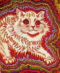 crazy cat by louis wain