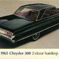 1965 chrysler 300 postcard