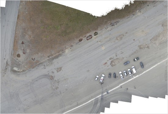 stitched amateur UAV imagery