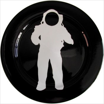 astronaut plate