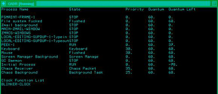 mit cadr lisp machine emulator screenshot