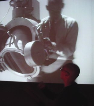 fred at the mjt exhibit in nyc