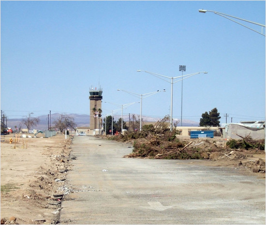 control tower at southern california logistics airport