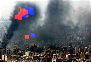 smoking beirut by adnan hajj with cloning highlighted