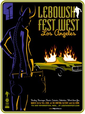 lebowkifest west 2006 poster