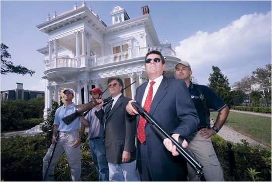 rich white guys with guns in new orleans