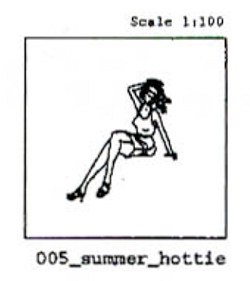 summer hottie, from the price architectural stamps