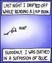 today's xkcd is about lisp
